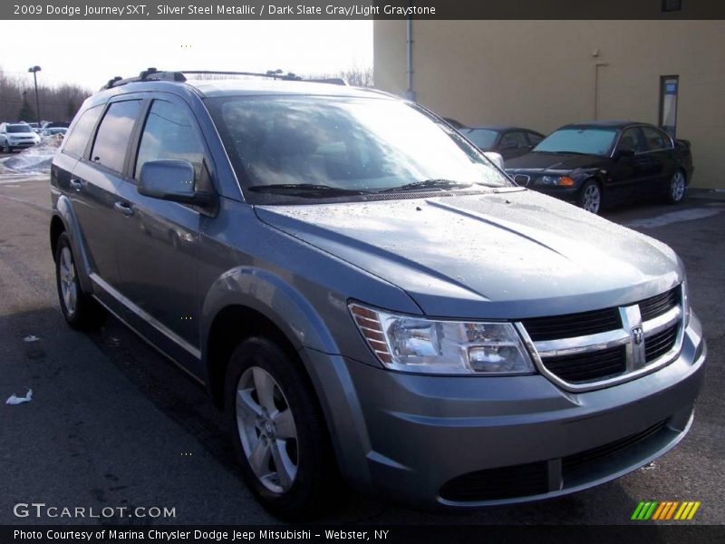 Silver Steel Metallic / Dark Slate Gray/Light Graystone 2009 Dodge Journey SXT