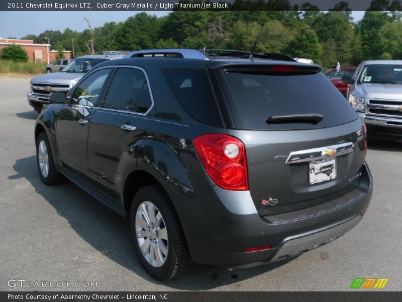 Cyber Gray Metallic / Light Titanium/Jet Black 2011 Chevrolet Equinox LTZ