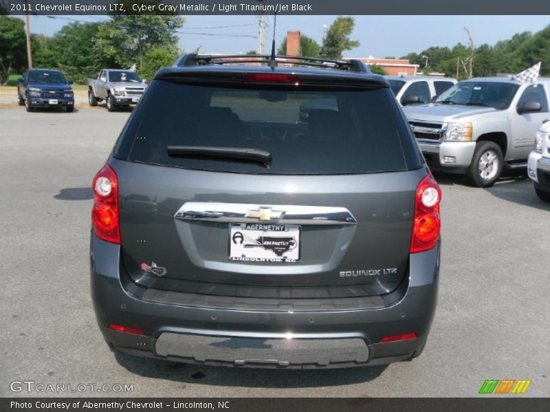 Cyber Gray Metallic / Light Titanium/Jet Black 2011 Chevrolet Equinox LTZ