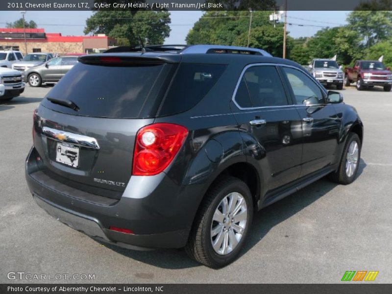 Cyber Gray Metallic / Light Titanium/Jet Black 2011 Chevrolet Equinox LTZ