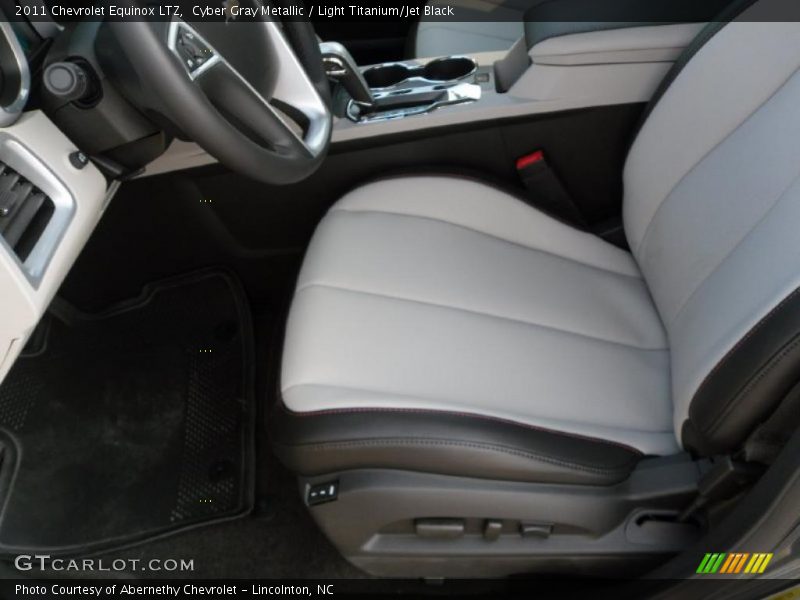 Cyber Gray Metallic / Light Titanium/Jet Black 2011 Chevrolet Equinox LTZ