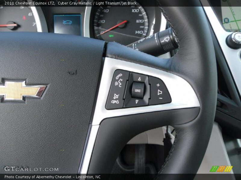 Cyber Gray Metallic / Light Titanium/Jet Black 2011 Chevrolet Equinox LTZ