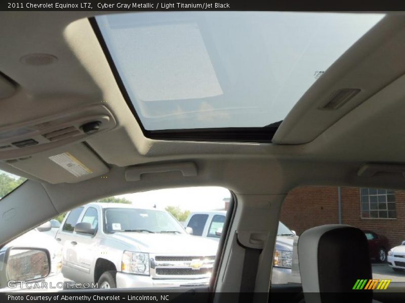 Cyber Gray Metallic / Light Titanium/Jet Black 2011 Chevrolet Equinox LTZ