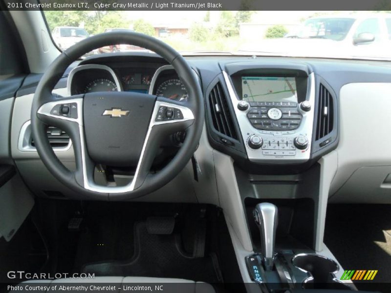 Cyber Gray Metallic / Light Titanium/Jet Black 2011 Chevrolet Equinox LTZ