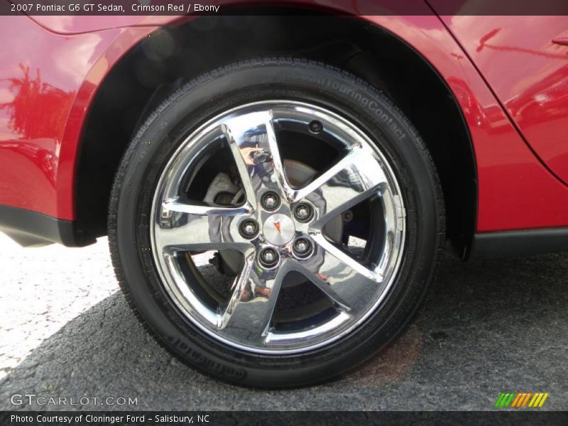 Crimson Red / Ebony 2007 Pontiac G6 GT Sedan