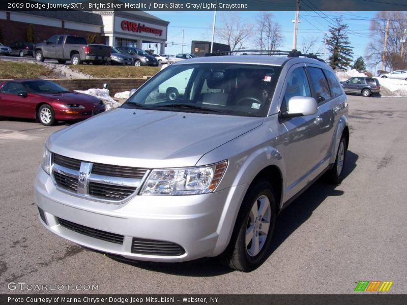 Bright Silver Metallic / Dark Slate Gray/Light Graystone 2009 Dodge Journey SXT