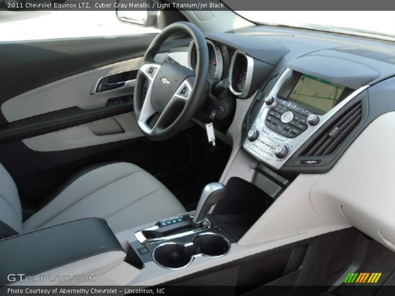 Cyber Gray Metallic / Light Titanium/Jet Black 2011 Chevrolet Equinox LTZ