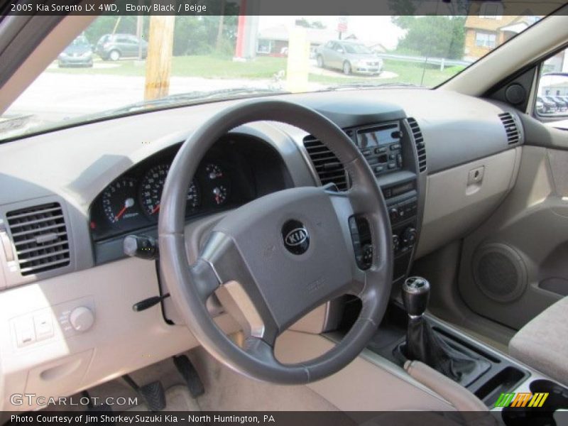 Ebony Black / Beige 2005 Kia Sorento LX 4WD