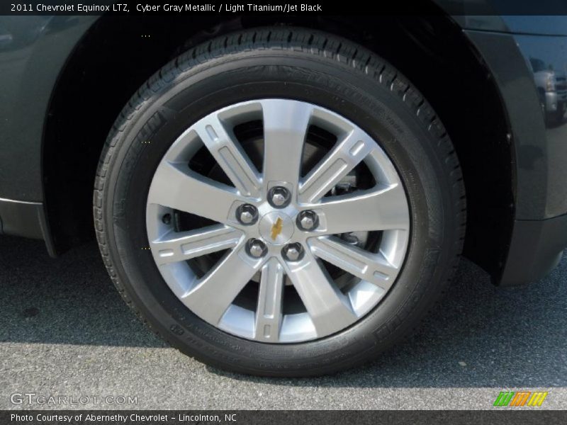 Cyber Gray Metallic / Light Titanium/Jet Black 2011 Chevrolet Equinox LTZ