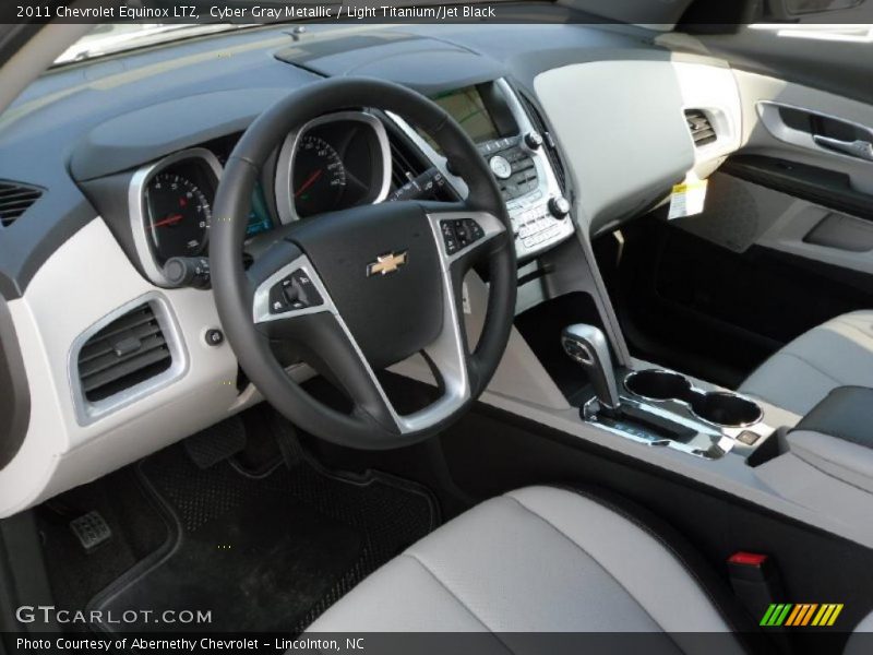 Cyber Gray Metallic / Light Titanium/Jet Black 2011 Chevrolet Equinox LTZ