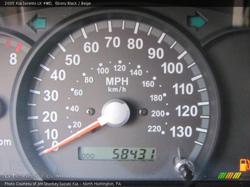 Ebony Black / Beige 2005 Kia Sorento LX 4WD