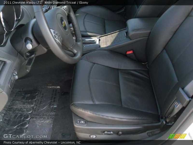 White Diamond Tricoat / Ebony 2011 Chevrolet Malibu LTZ