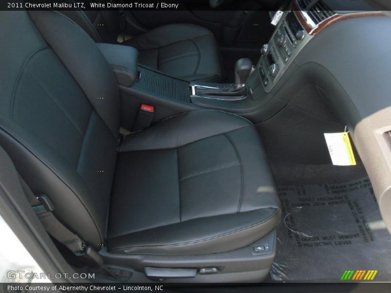 White Diamond Tricoat / Ebony 2011 Chevrolet Malibu LTZ