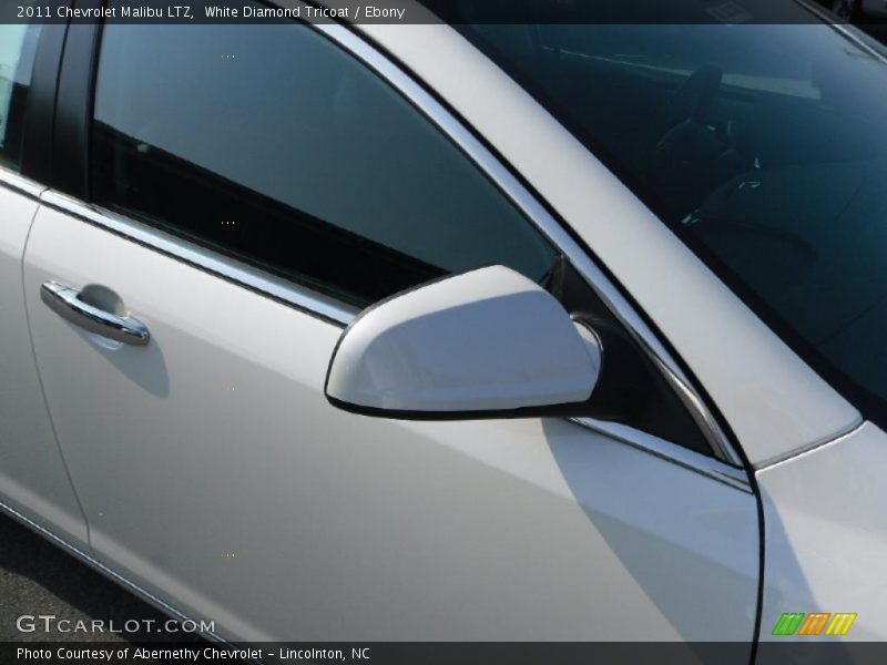 White Diamond Tricoat / Ebony 2011 Chevrolet Malibu LTZ