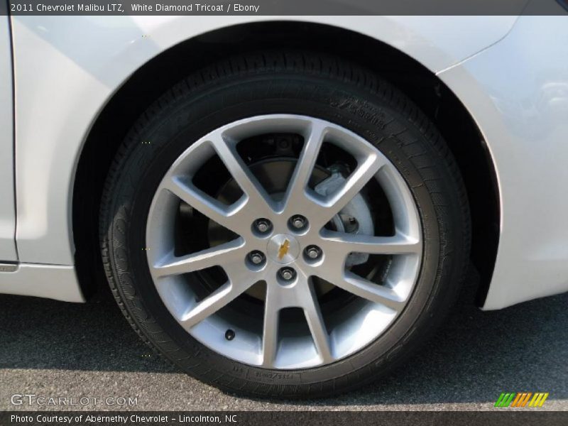 White Diamond Tricoat / Ebony 2011 Chevrolet Malibu LTZ