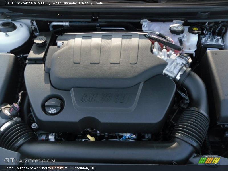 White Diamond Tricoat / Ebony 2011 Chevrolet Malibu LTZ