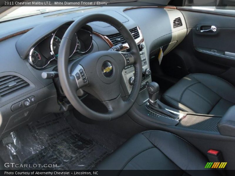 White Diamond Tricoat / Ebony 2011 Chevrolet Malibu LTZ