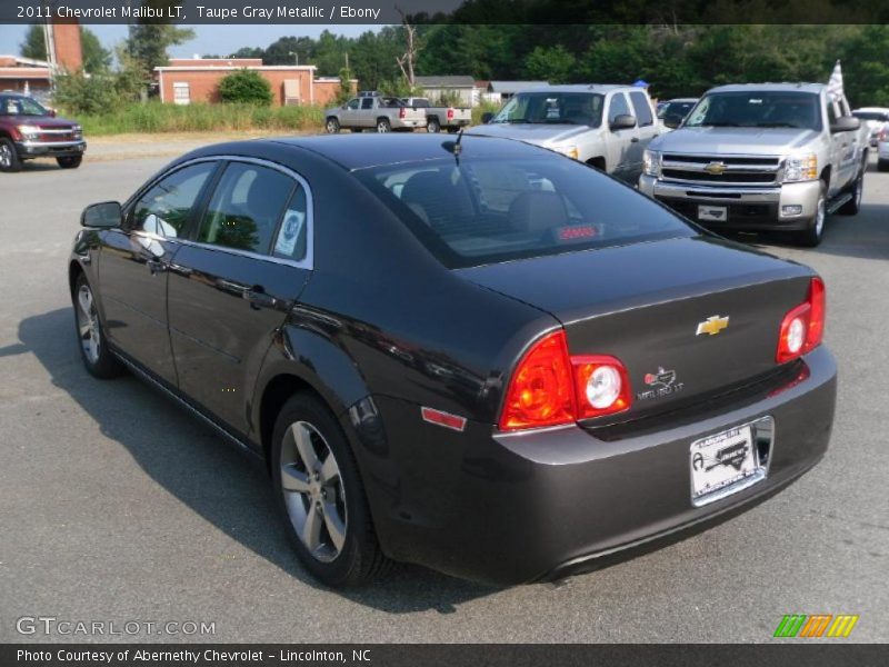Taupe Gray Metallic / Ebony 2011 Chevrolet Malibu LT