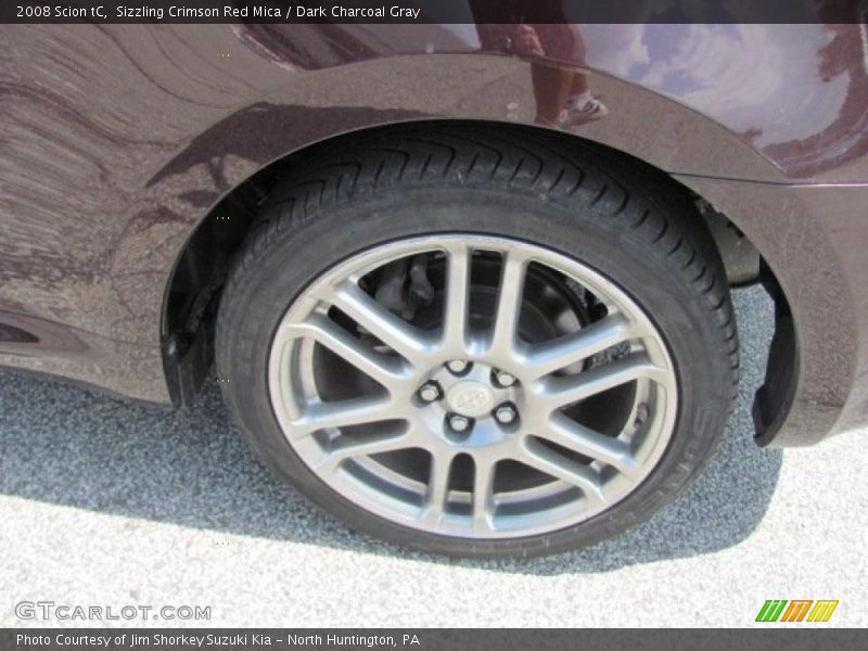 Sizzling Crimson Red Mica / Dark Charcoal Gray 2008 Scion tC