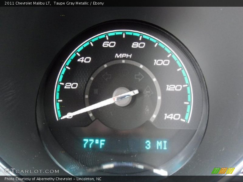 Taupe Gray Metallic / Ebony 2011 Chevrolet Malibu LT
