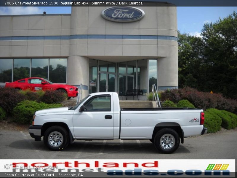 Summit White / Dark Charcoal 2006 Chevrolet Silverado 1500 Regular Cab 4x4
