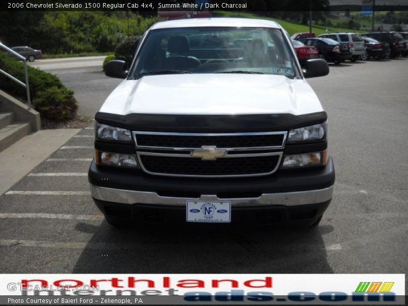 Summit White / Dark Charcoal 2006 Chevrolet Silverado 1500 Regular Cab 4x4