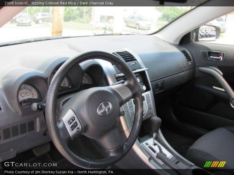 Sizzling Crimson Red Mica / Dark Charcoal Gray 2008 Scion tC