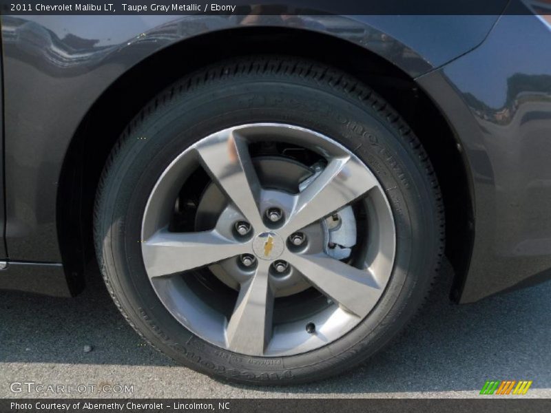 Taupe Gray Metallic / Ebony 2011 Chevrolet Malibu LT