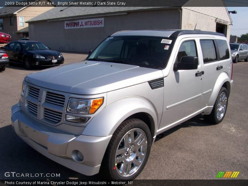 Bright Silver Metallic / Dark Slate Gray 2009 Dodge Nitro R/T 4x4