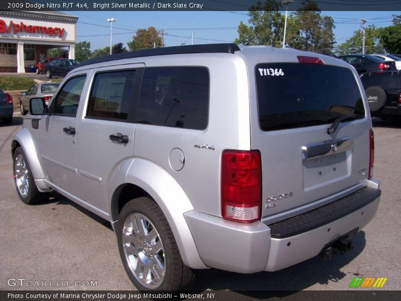 Bright Silver Metallic / Dark Slate Gray 2009 Dodge Nitro R/T 4x4