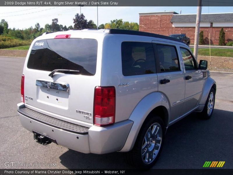 Bright Silver Metallic / Dark Slate Gray 2009 Dodge Nitro R/T 4x4