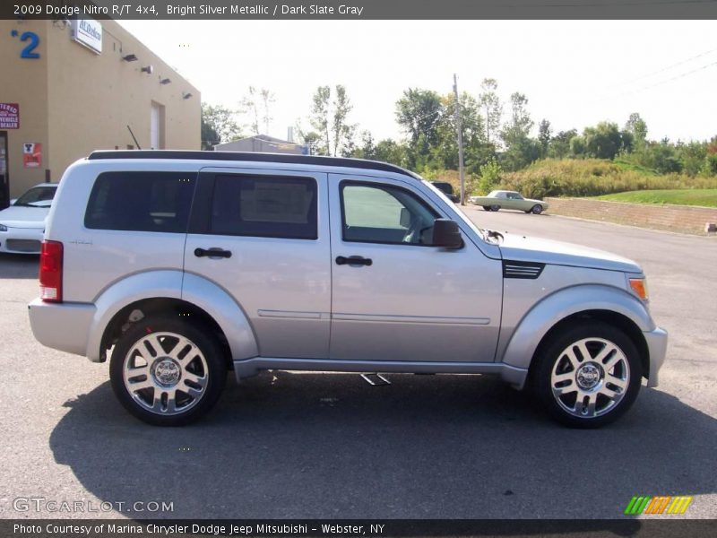 Bright Silver Metallic / Dark Slate Gray 2009 Dodge Nitro R/T 4x4