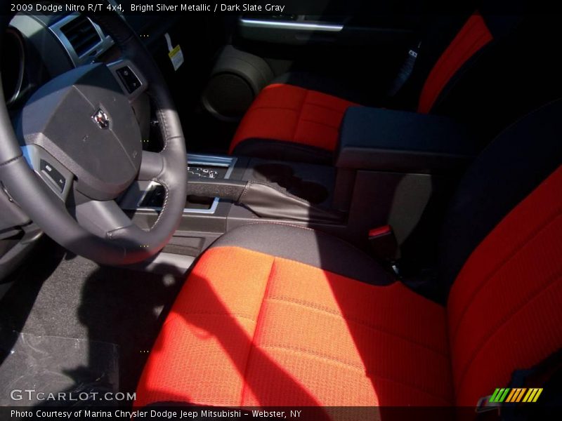 Bright Silver Metallic / Dark Slate Gray 2009 Dodge Nitro R/T 4x4