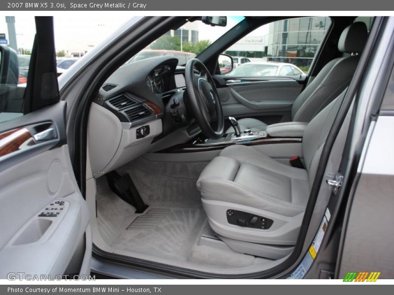 Space Grey Metallic / Gray 2007 BMW X5 3.0si