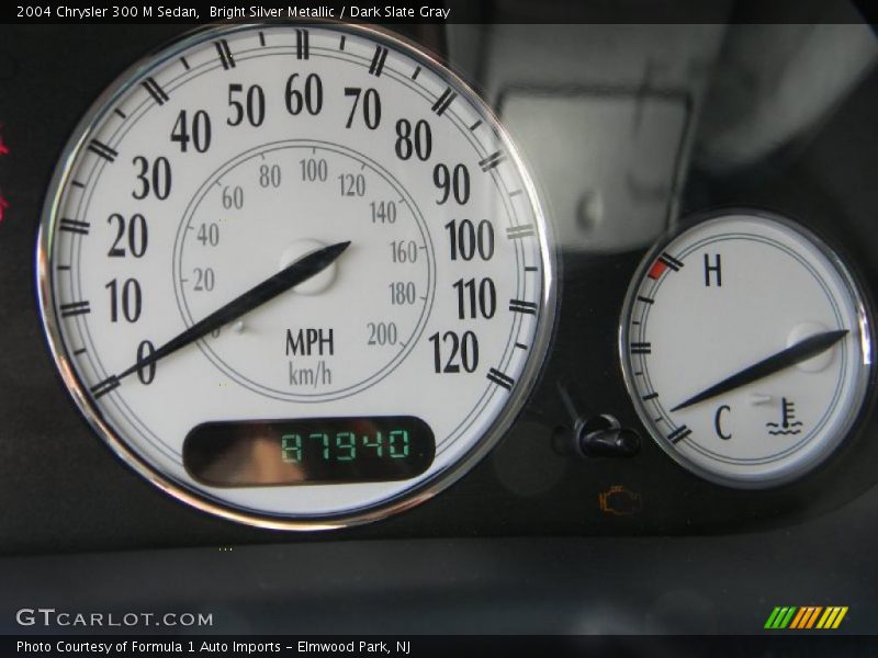 Bright Silver Metallic / Dark Slate Gray 2004 Chrysler 300 M Sedan