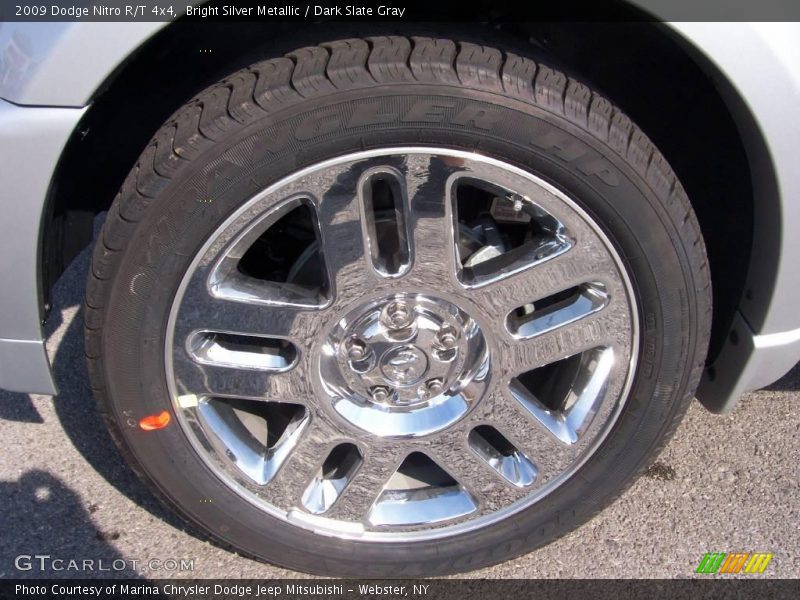 Bright Silver Metallic / Dark Slate Gray 2009 Dodge Nitro R/T 4x4