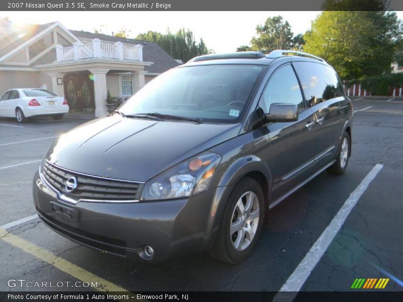 Smoke Gray Metallic / Beige 2007 Nissan Quest 3.5 SE