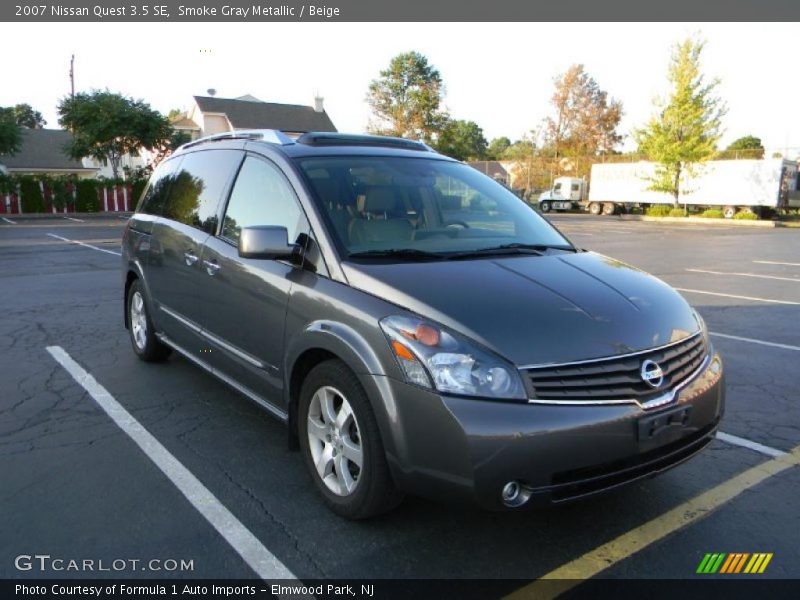 Smoke Gray Metallic / Beige 2007 Nissan Quest 3.5 SE