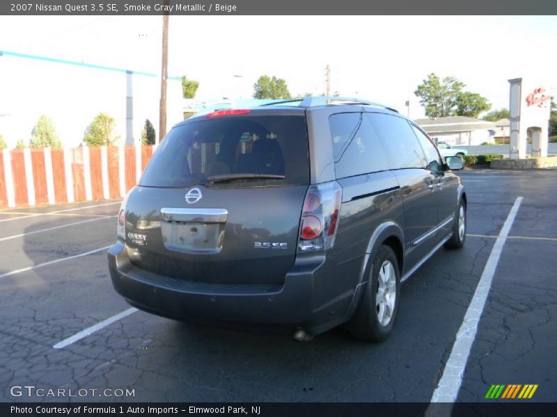 Smoke Gray Metallic / Beige 2007 Nissan Quest 3.5 SE