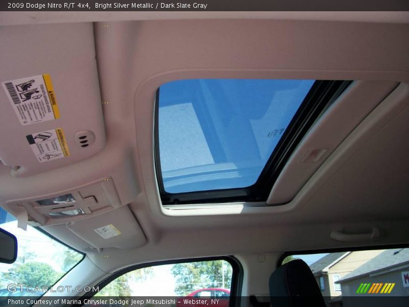 Bright Silver Metallic / Dark Slate Gray 2009 Dodge Nitro R/T 4x4