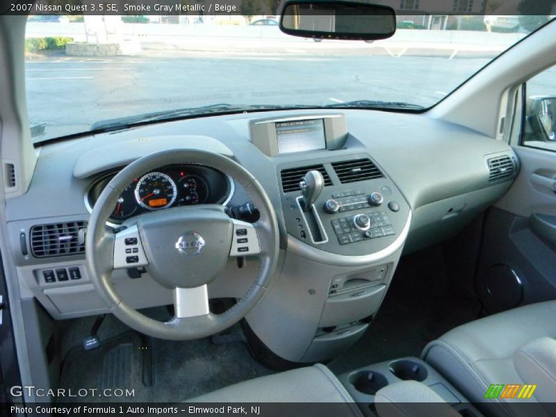 Smoke Gray Metallic / Beige 2007 Nissan Quest 3.5 SE
