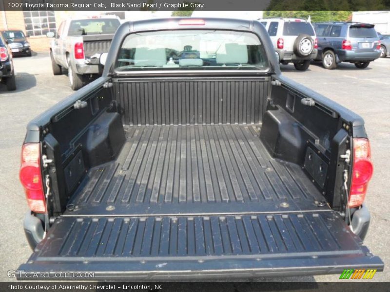 Black Sand Pearl / Graphite Gray 2007 Toyota Tacoma Regular Cab