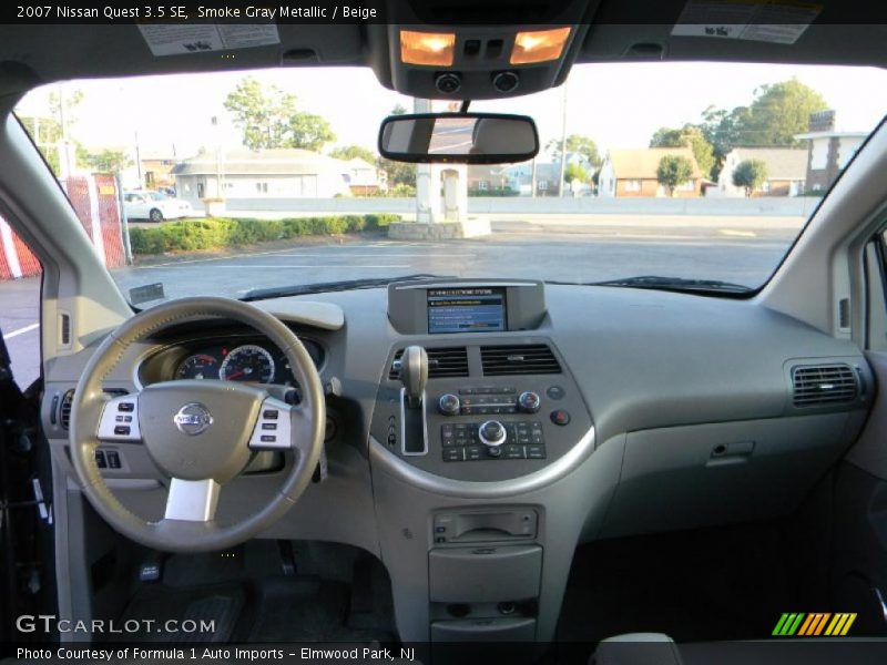 Smoke Gray Metallic / Beige 2007 Nissan Quest 3.5 SE