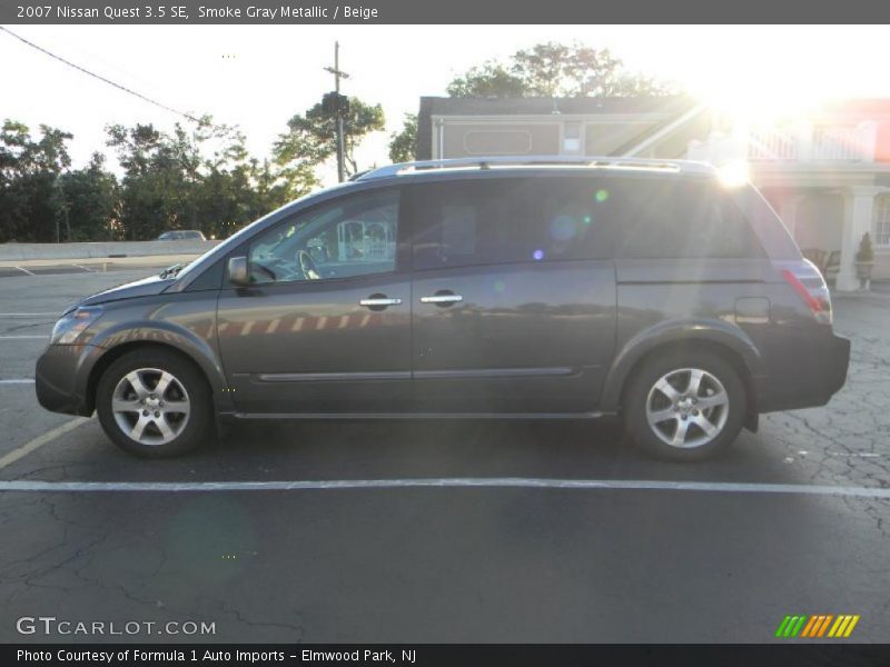 Smoke Gray Metallic / Beige 2007 Nissan Quest 3.5 SE