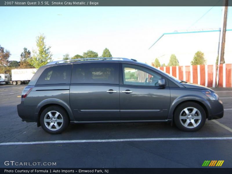Smoke Gray Metallic / Beige 2007 Nissan Quest 3.5 SE