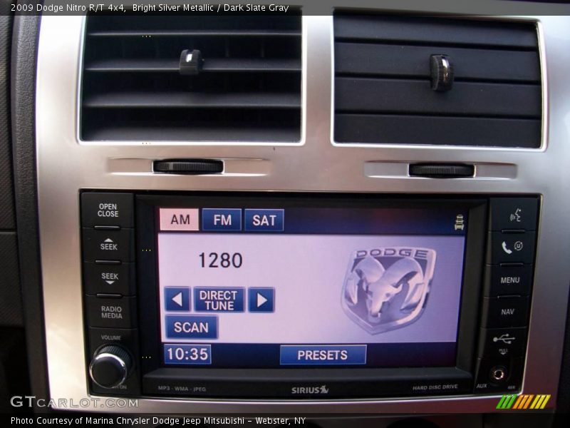 Bright Silver Metallic / Dark Slate Gray 2009 Dodge Nitro R/T 4x4