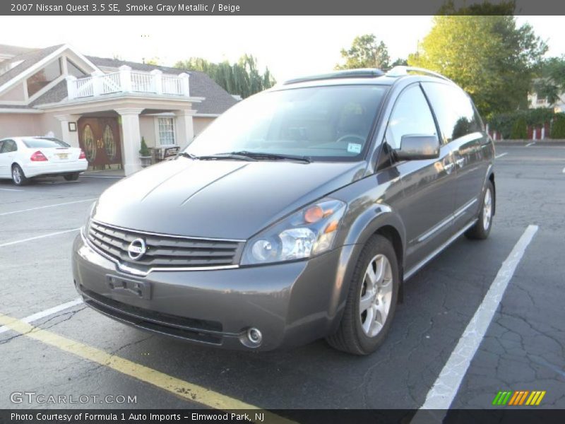 Smoke Gray Metallic / Beige 2007 Nissan Quest 3.5 SE