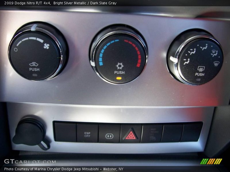 Bright Silver Metallic / Dark Slate Gray 2009 Dodge Nitro R/T 4x4