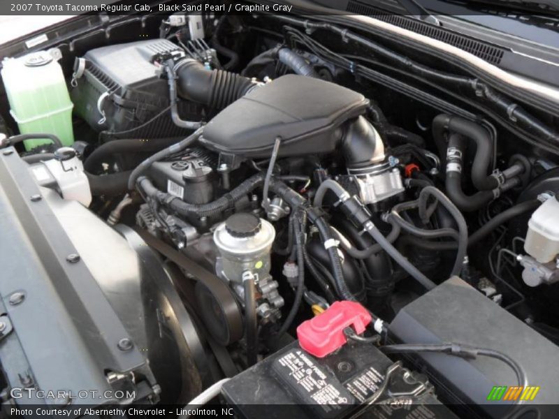 Black Sand Pearl / Graphite Gray 2007 Toyota Tacoma Regular Cab