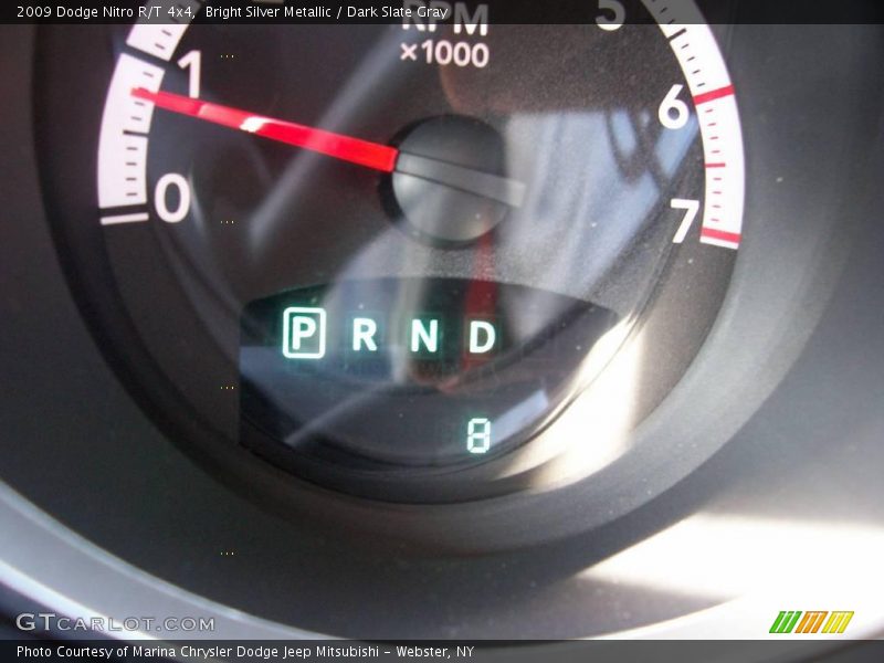 Bright Silver Metallic / Dark Slate Gray 2009 Dodge Nitro R/T 4x4